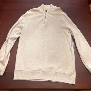 Men’s Vintage Lands End Quarter Zip sweater size Medium